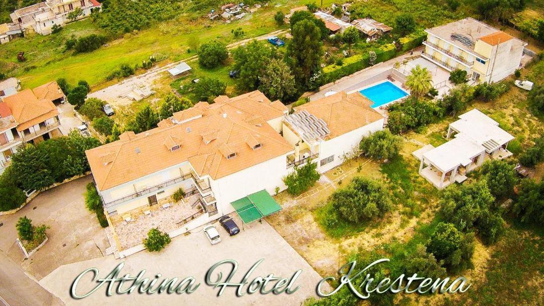 Athina Hotel Kréstena Esterno foto